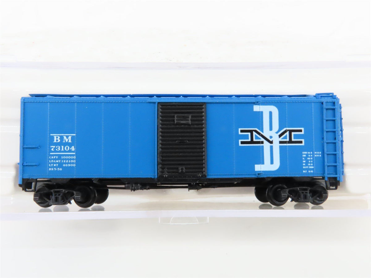 N Scale Neal&#39;s N-Gauging Trains IMSR-03 BM Boston &amp; Maine 40&#39; Box Car #73104