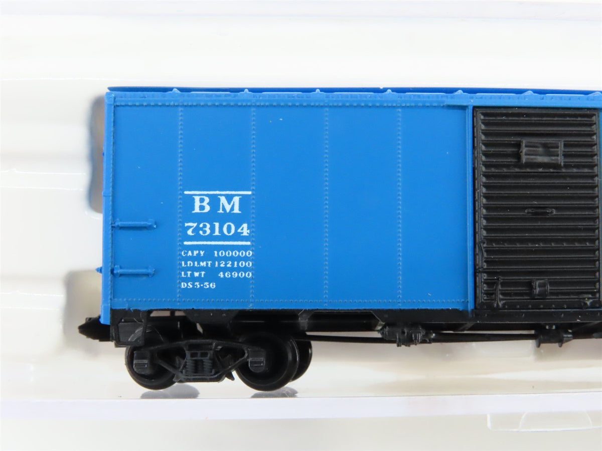 N Scale Neal&#39;s N-Gauging Trains IMSR-03 BM Boston &amp; Maine 40&#39; Box Car #73104