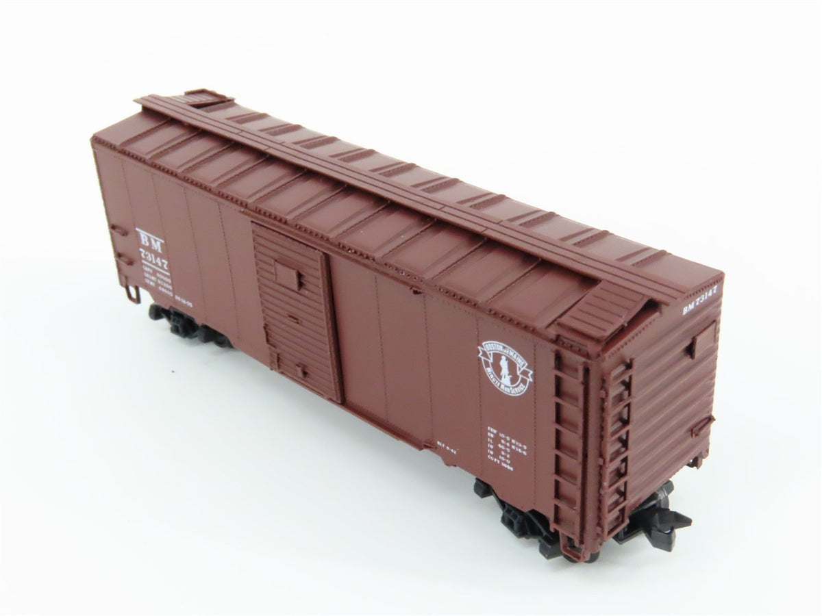 N Scale Neal&#39;s N-Gauging Trains IMSR-02 BM Boston &amp; Maine 40&#39; Box Car #73147