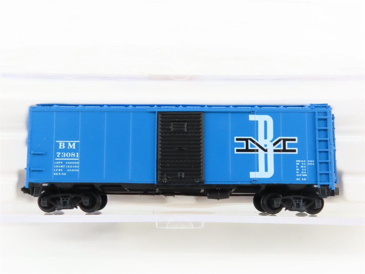 N Scale Neal&#39;s N-Gauging Trains IMSR-03 B&amp;M Boston &amp; Maine 40&#39; Box Car #73081