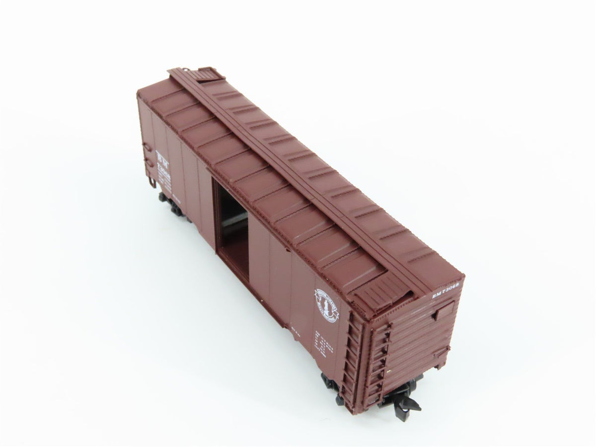 N Scale Neal&#39;s N-Gauging Trains IMSR-02 B&amp;M Boston &amp; Maine 40&#39; Box Car #73068