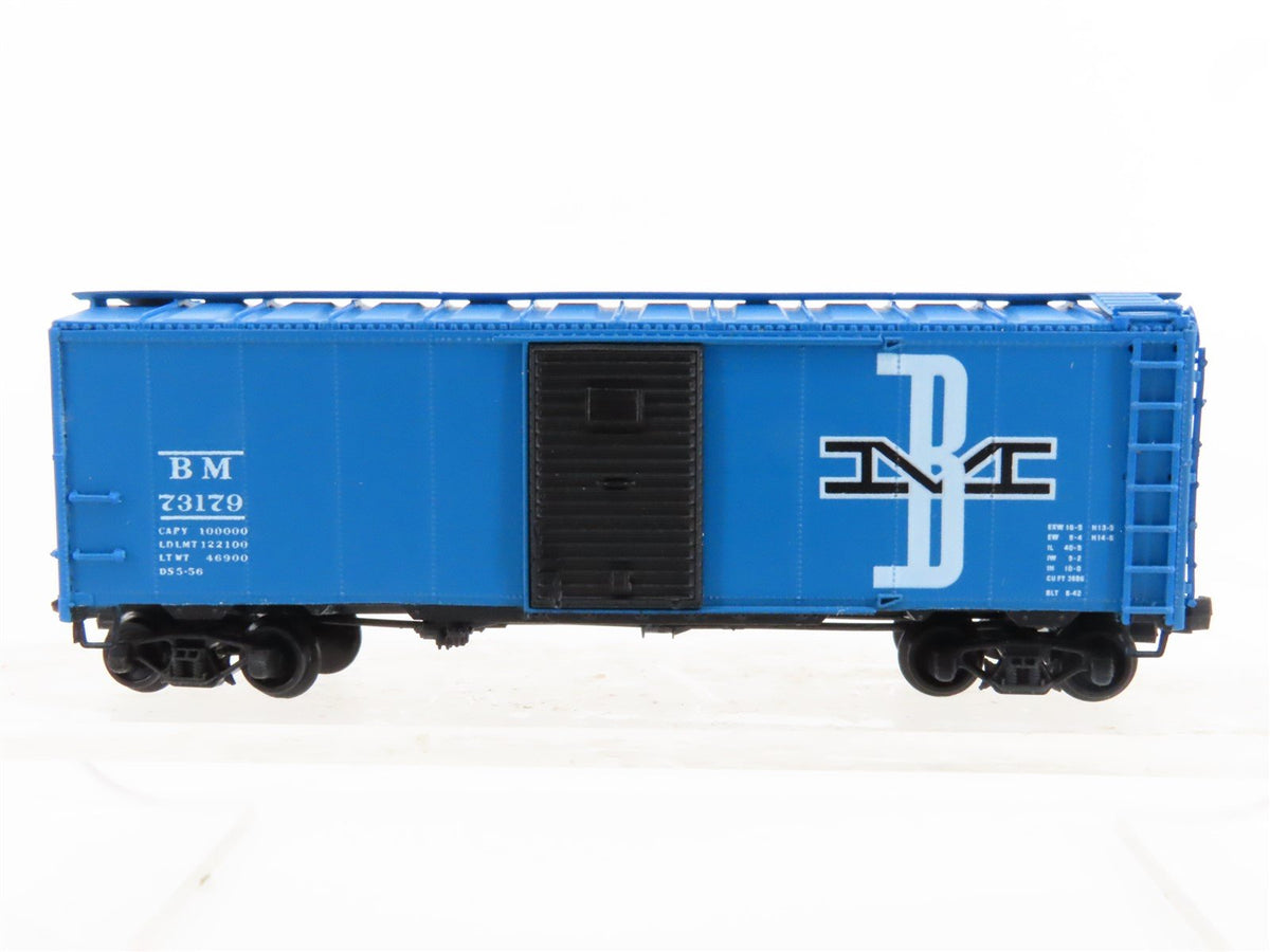 N Scale Neal&#39;s N-Gauging Trains IMSR-03 B&amp;M Boston &amp; Maine 40&#39; Box Car #73179