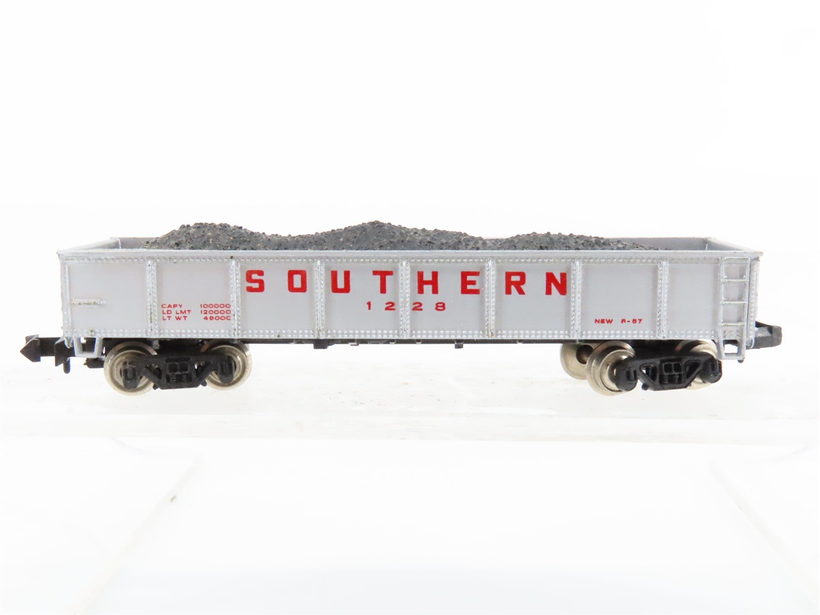 N Scale Bachmann SR Southern Railway Open Gondola #1228 w/ Coal Load