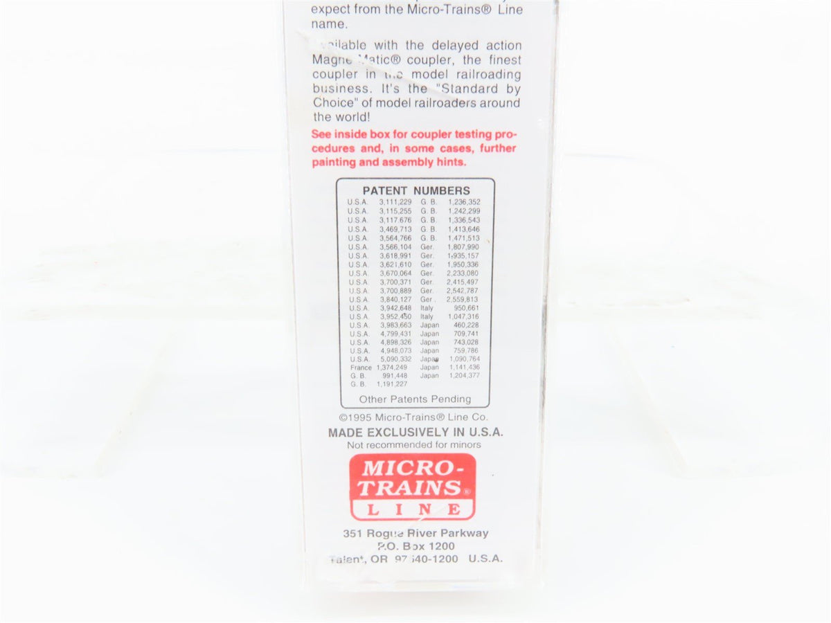N Scale Micro-Trains MTL 42060 &quot;Pres-to-logs&quot; Potlatch Lumber 40&#39; Box Car #424