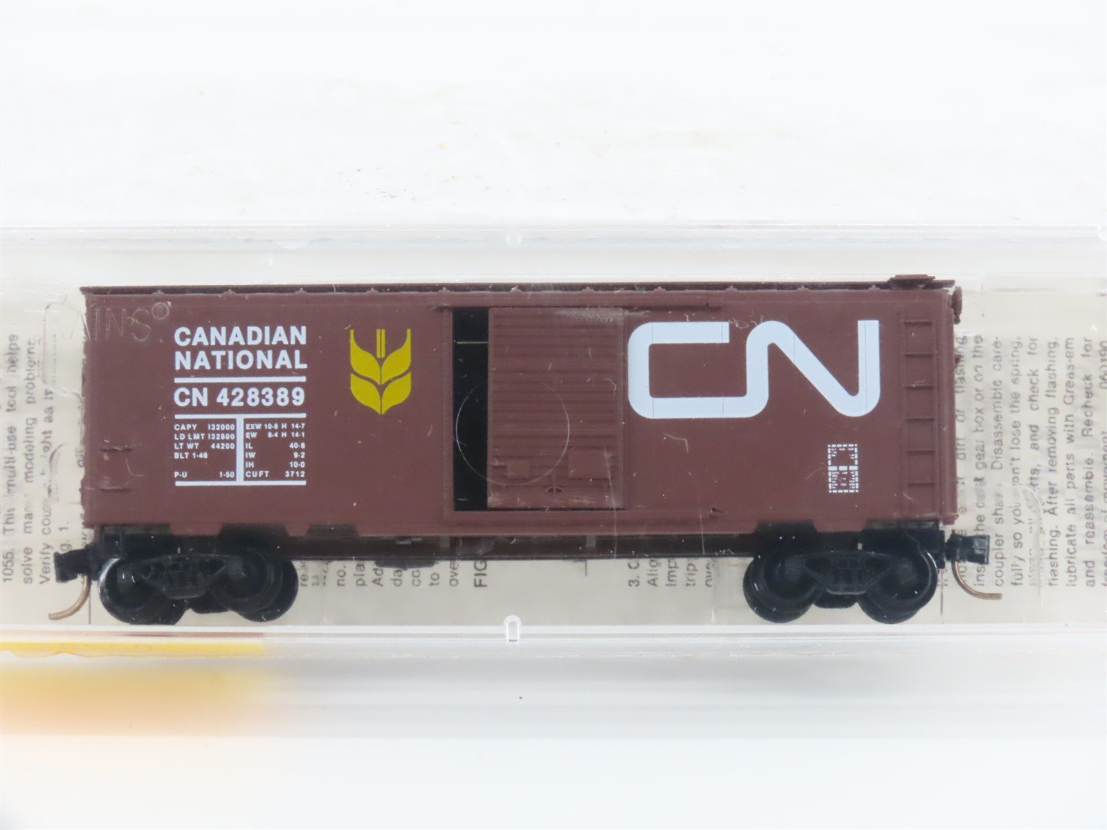 N Kadee Micro-Trains MTL 20550 CN Canadian National 40' Box Car #428389 - Sealed