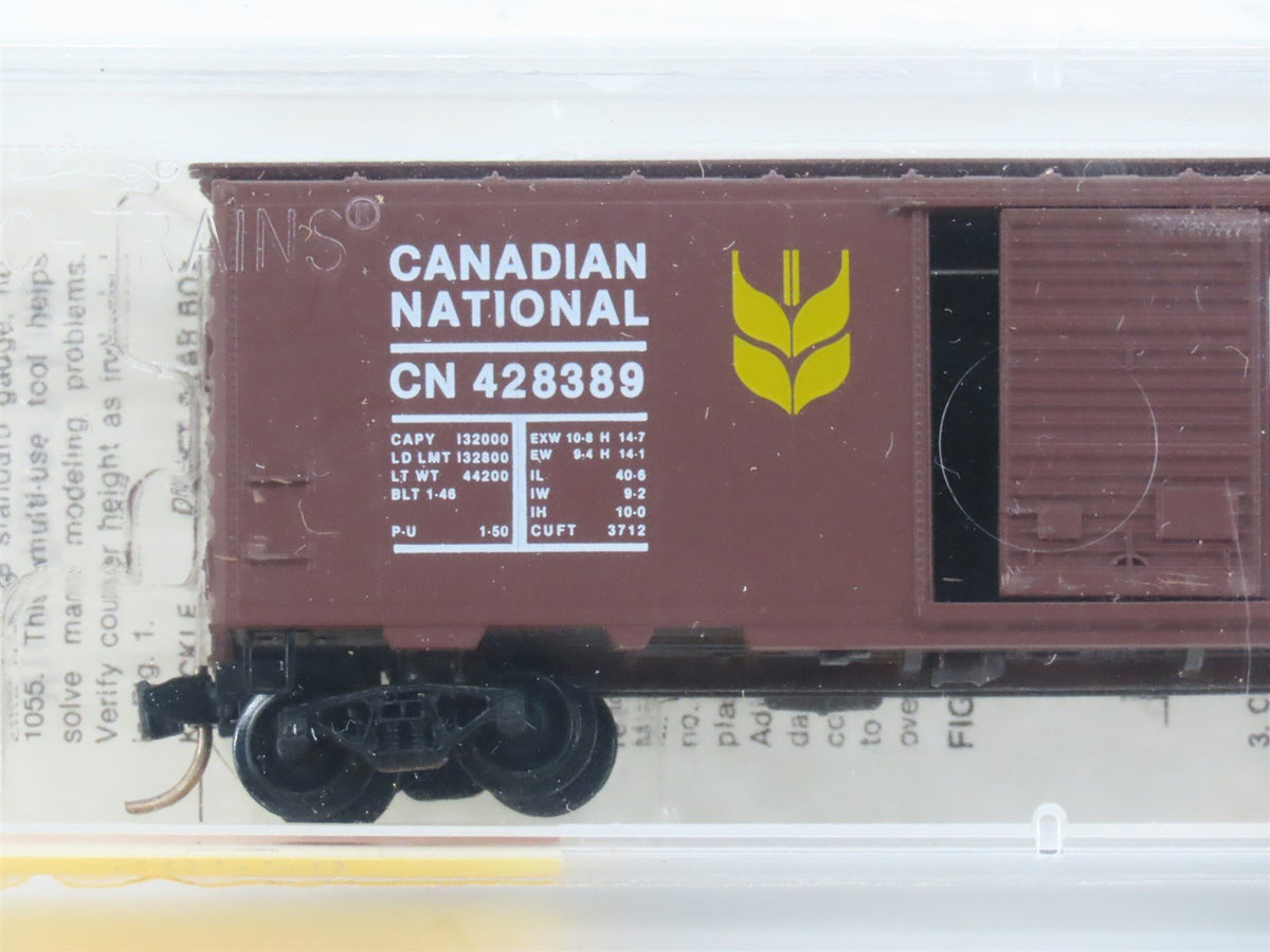 N Kadee Micro-Trains MTL 20550 CN Canadian National 40&#39; Box Car #428389 - Sealed