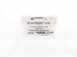 N Kadee Micro-Trains MTL 20550 CN Canadian National 40' Box Car #428389 - Sealed