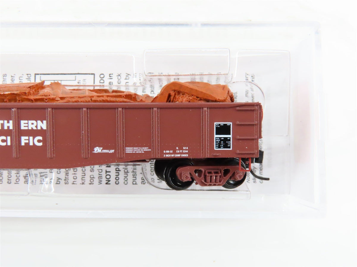 N Scale Micro-Trains MTL 10500382 SP Southern Pacific 50&#39; Gondola #323211 w/Load