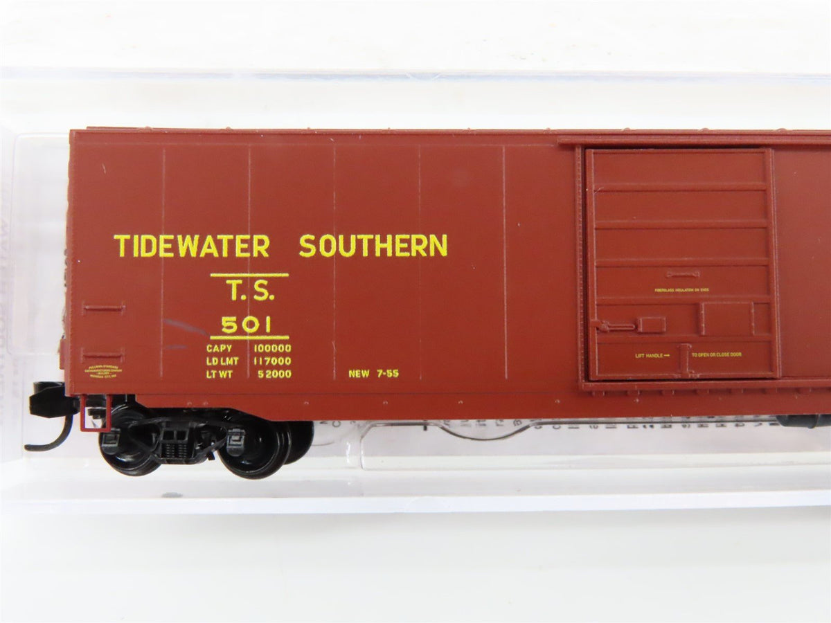 N Scale Micro-Trains MTL 03100570 TS Tidewater Southern 50&#39; Box Car #501