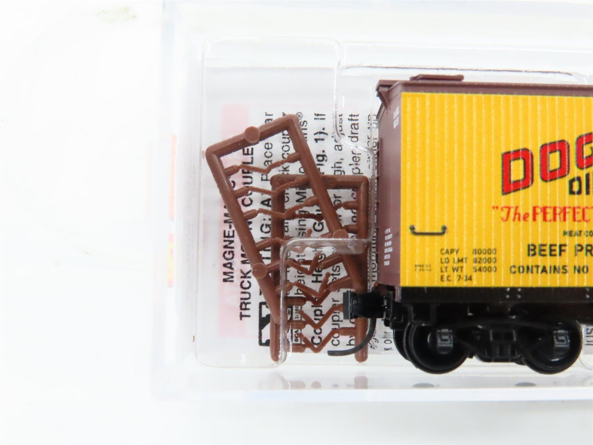 N Micro-Trains MTL 04952930 GARE Simpson Doggie Dinner 40&#39; Wood Reefer #60129