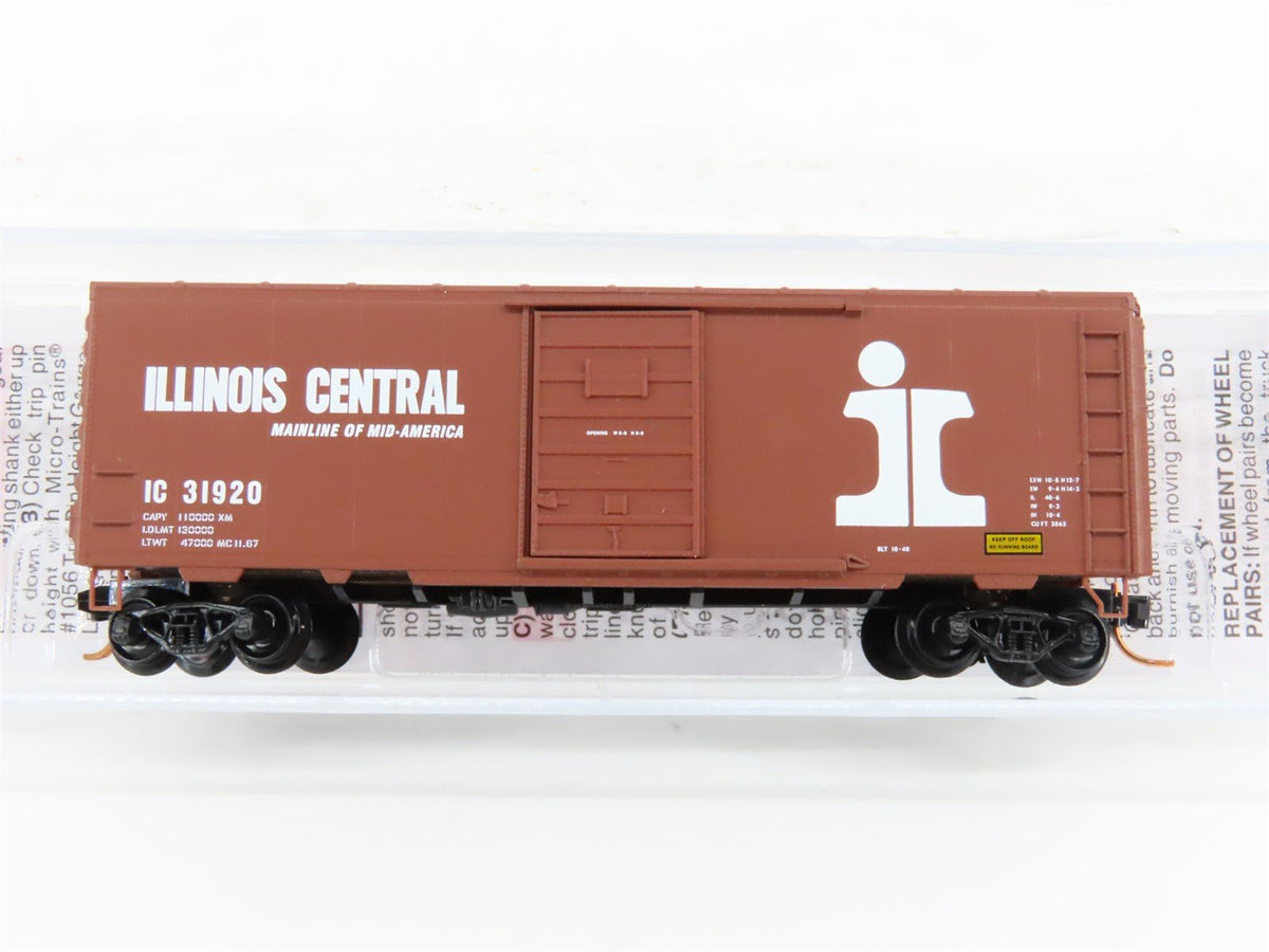 N Scale Micro-Trains MTL 07300090 IC Illinois Central 40&#39; Box Car #31920