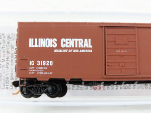 N Scale Micro-Trains MTL 07300090 IC Illinois Central 40' Box Car #31920