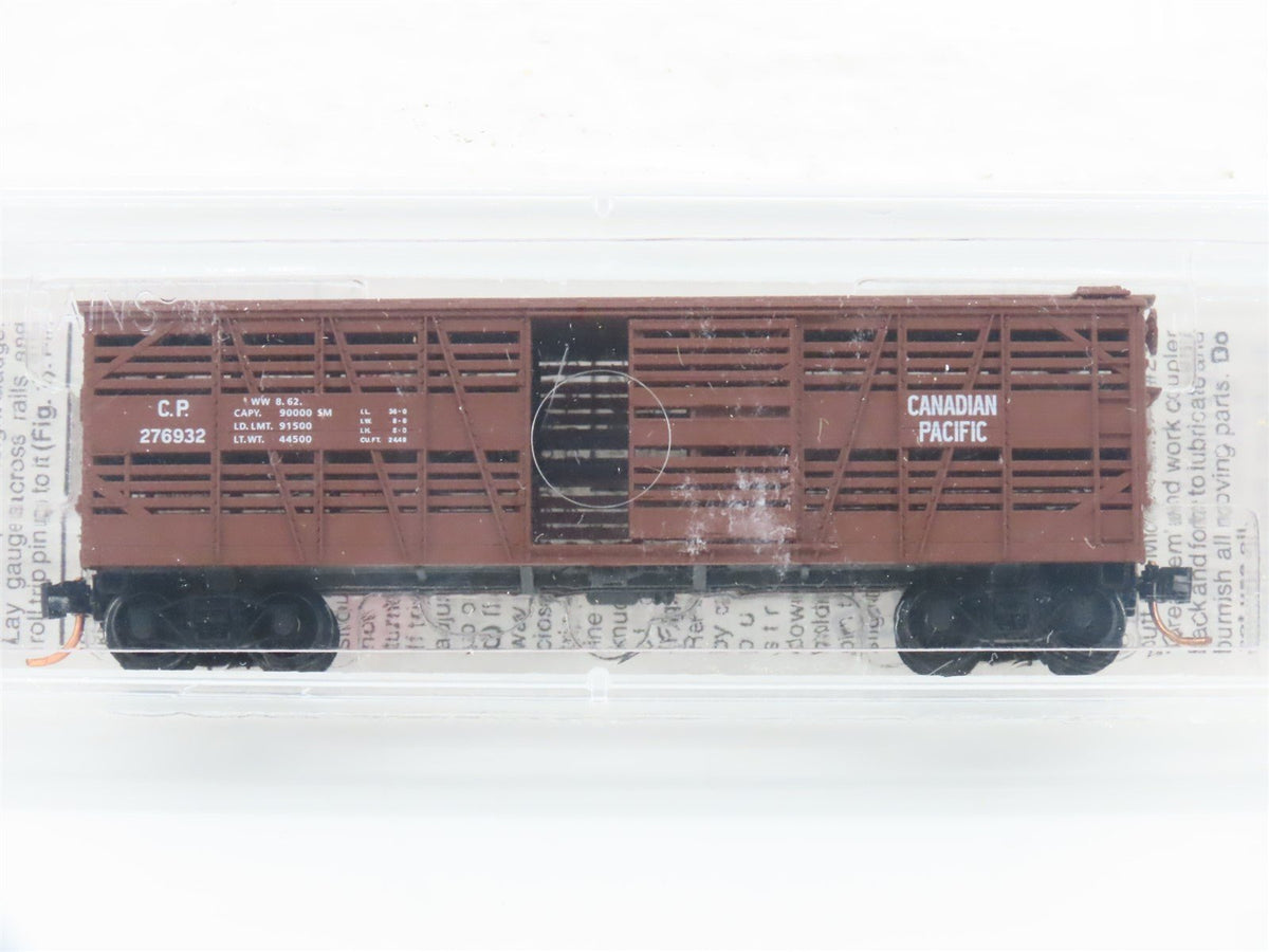 N Scale Micro-Trains MTL 35050 CP Canadian Pacific 40&#39; Stock Car #276932 -Sealed