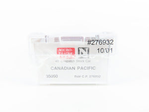 N Scale Micro-Trains MTL 35050 CP Canadian Pacific 40' Stock Car #276932 -Sealed