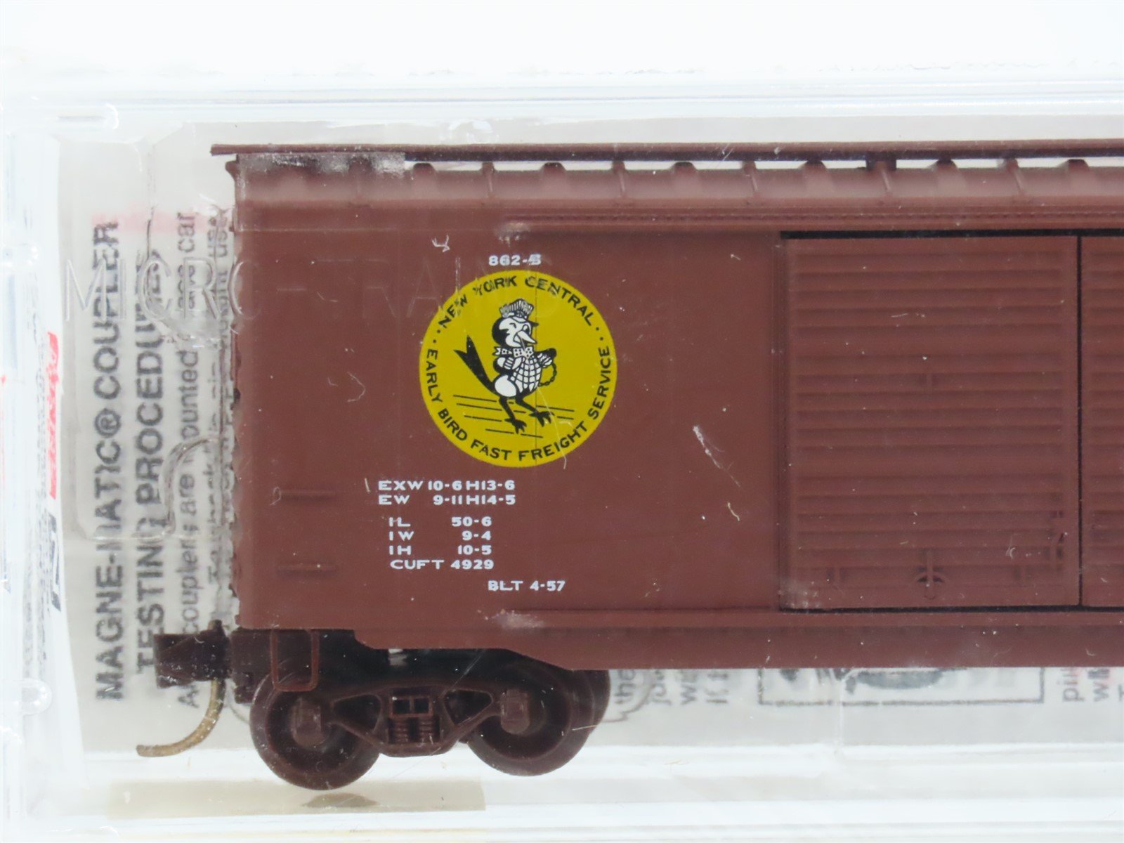 N Micro-Trains MTL 34220 NYC Early Bird Fast Freight 50' Box Car #45390 - Sealed