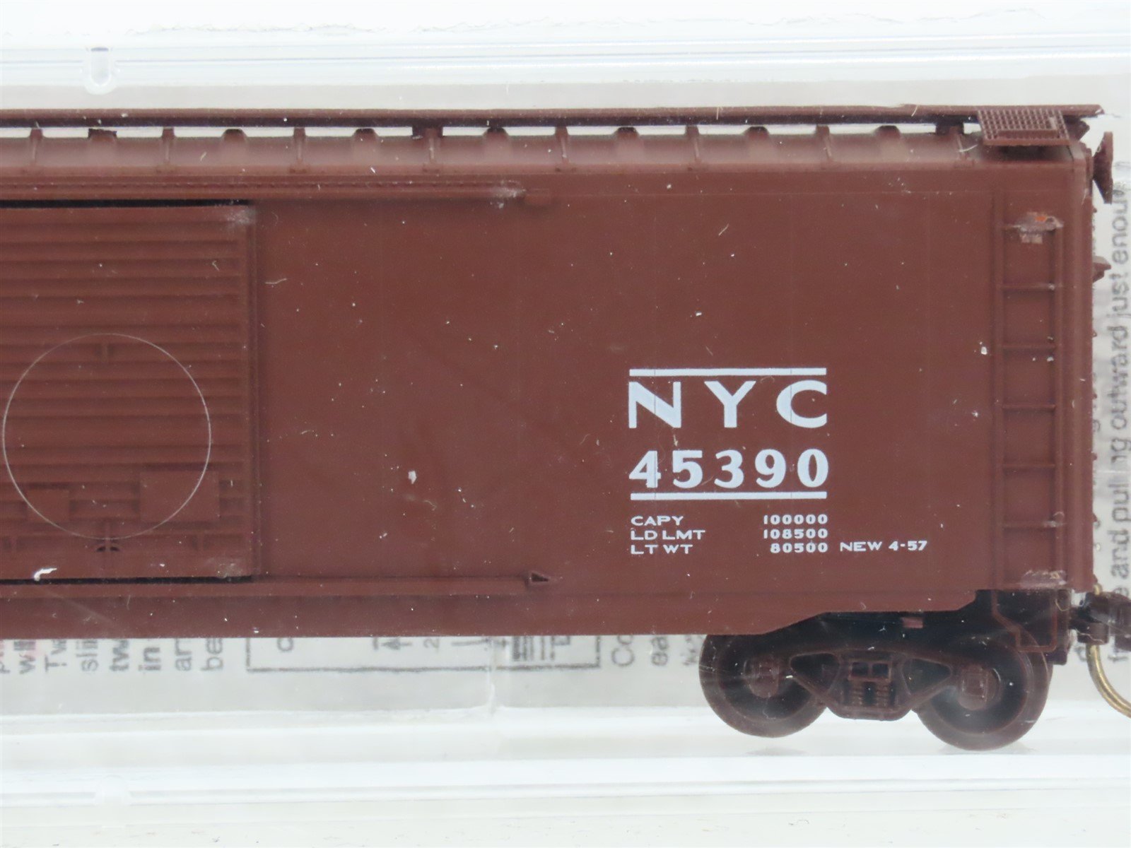 N Micro-Trains MTL 34220 NYC Early Bird Fast Freight 50' Box Car #45390 - Sealed