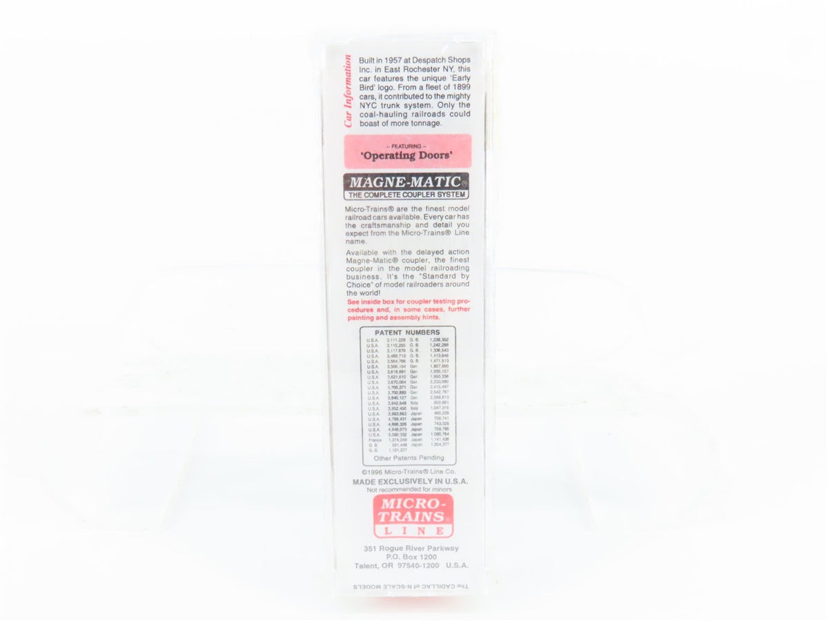 N Micro-Trains MTL 34220 NYC Early Bird Fast Freight 50&#39; Box Car #45390 - Sealed