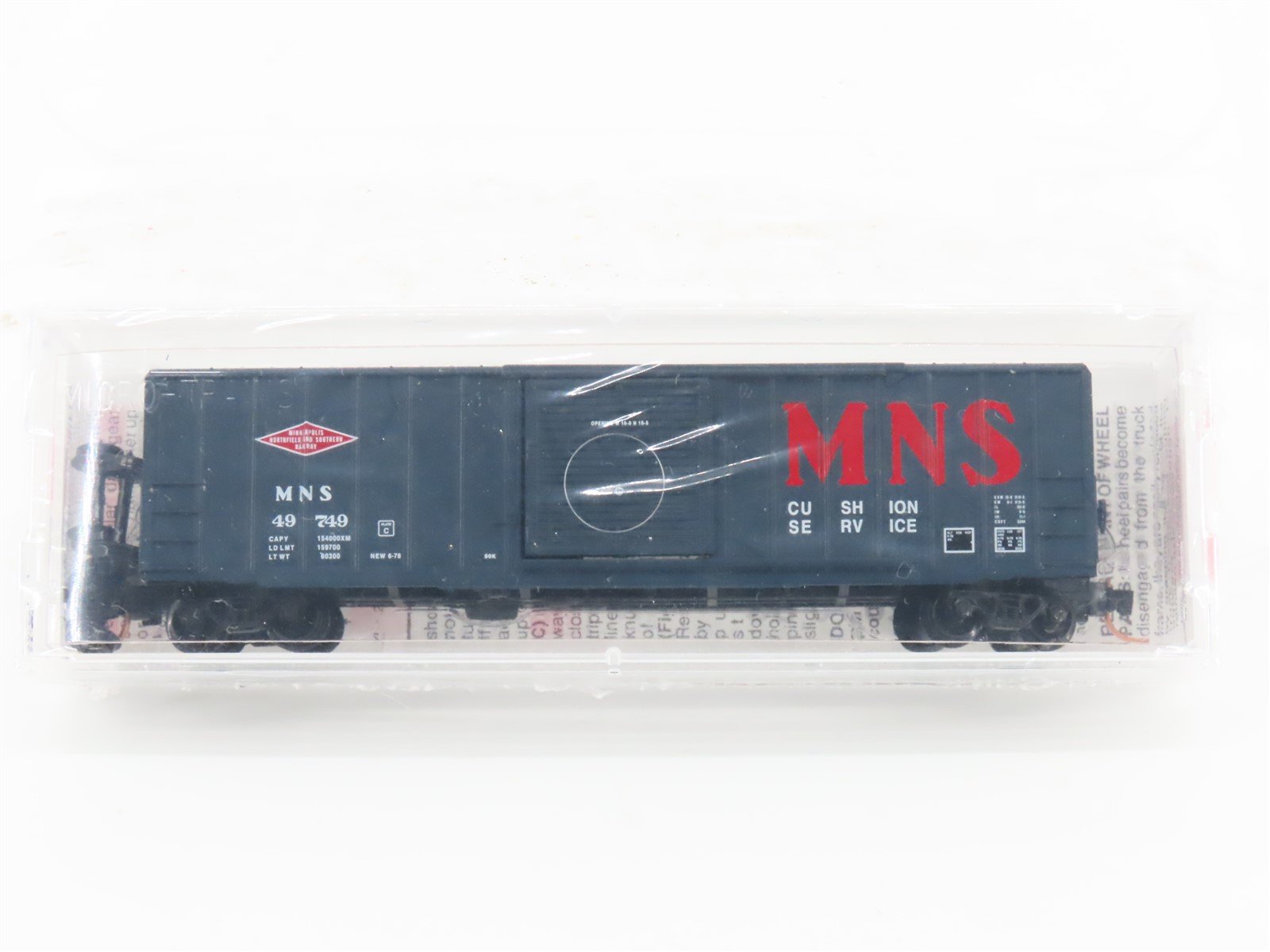 N Micro-Trains MTL 25410 MNS Minneapolis Northfield & Southern Box Car #49749