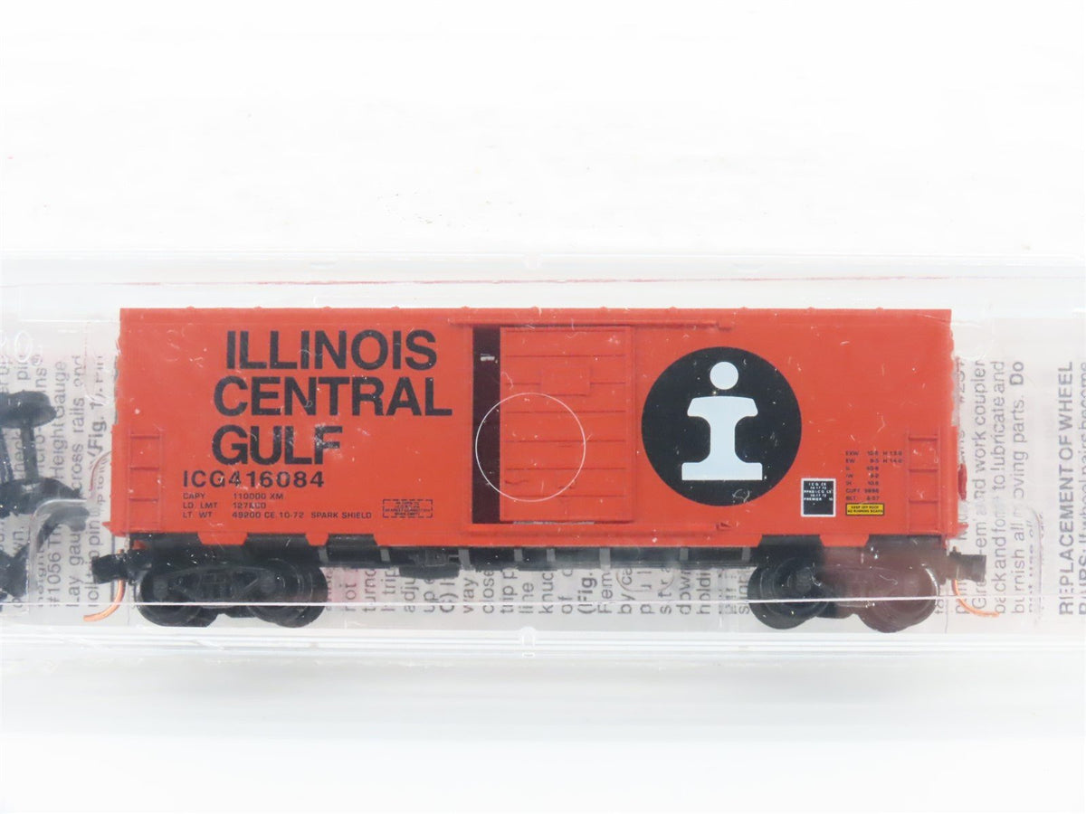 N Scale Micro-Trains MTL 24070 ICG Illinois Central Gulf Box Car #416084 -Sealed