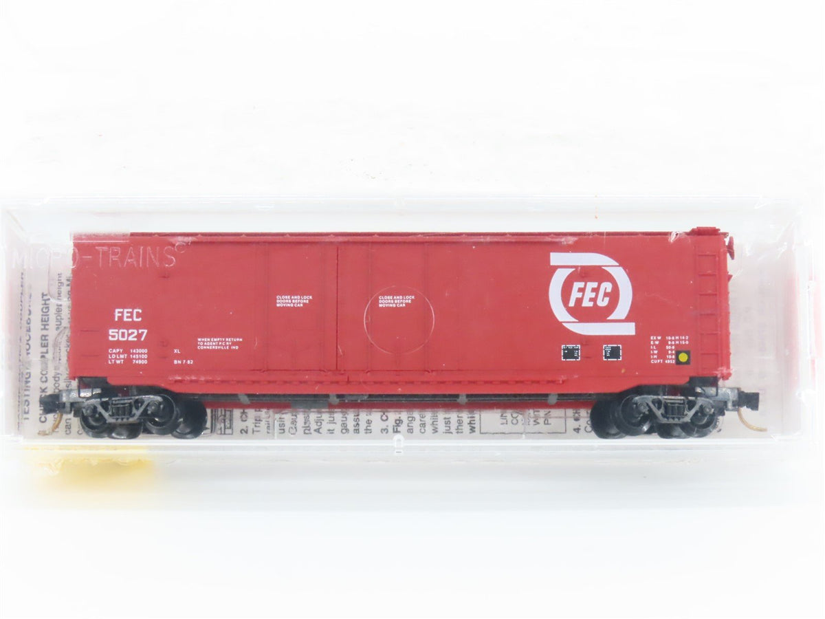 N Scale Micro-Trains MTL 36060 FEC Florida East Coast 50&#39; Box Car #5027 -Sealed