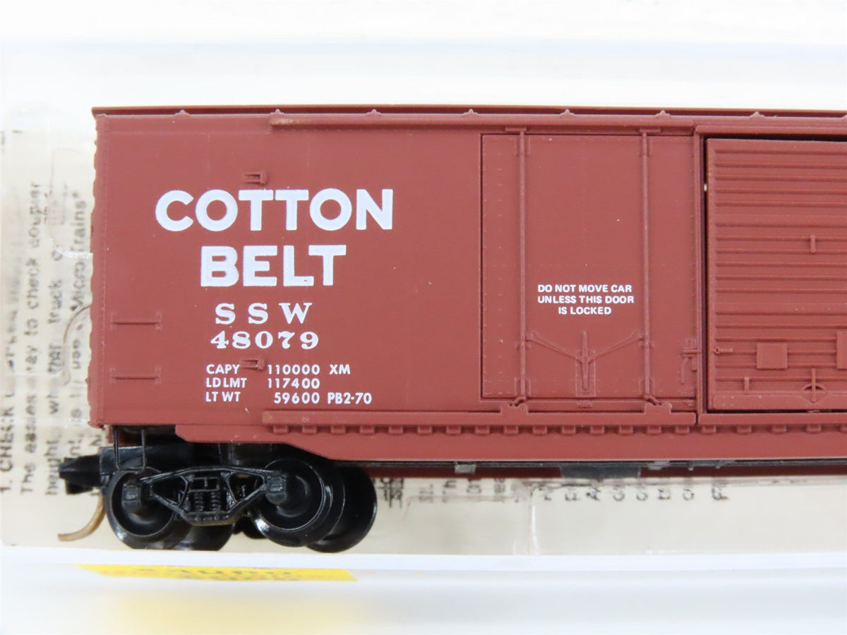 N Scale Micro-Trains MTL 33060 SSW Cotton Belt 50&#39; Box Car #48079