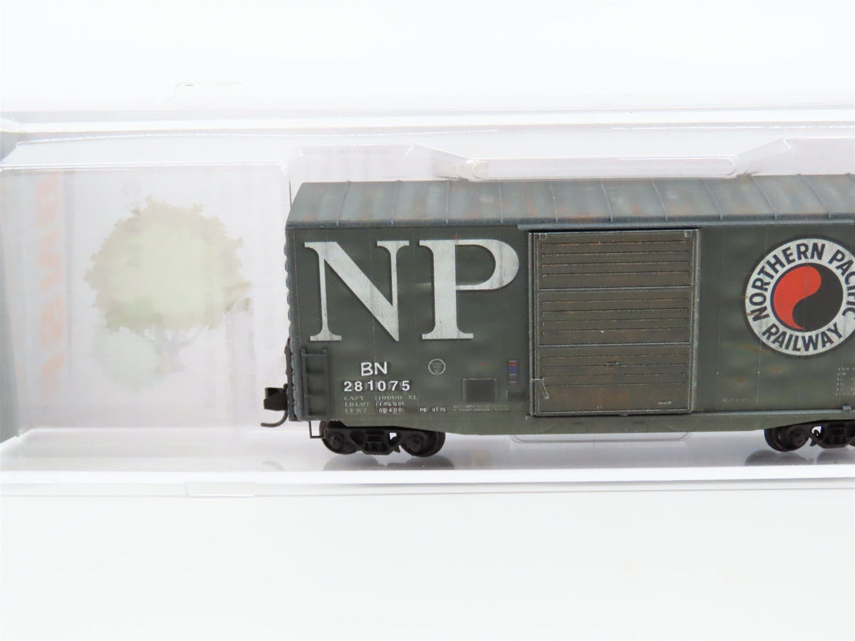 N Micro-Trains MTL 10144011 BNSF Family Tree Series Car #4 BN/ex-NP 40&#39; Box Car