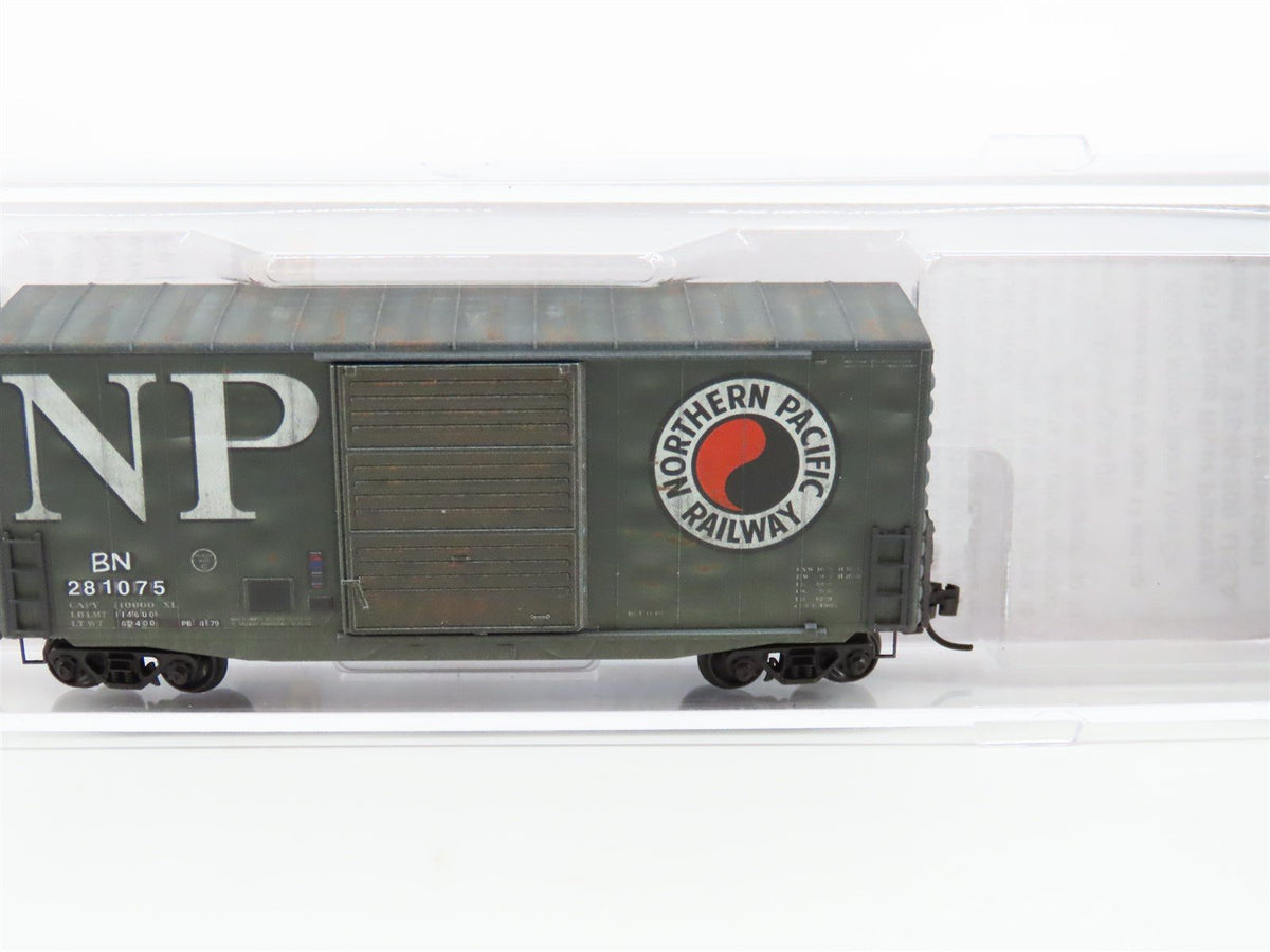 N Micro-Trains MTL 10144011 BNSF Family Tree Series Car #4 BN/ex-NP 40&#39; Box Car