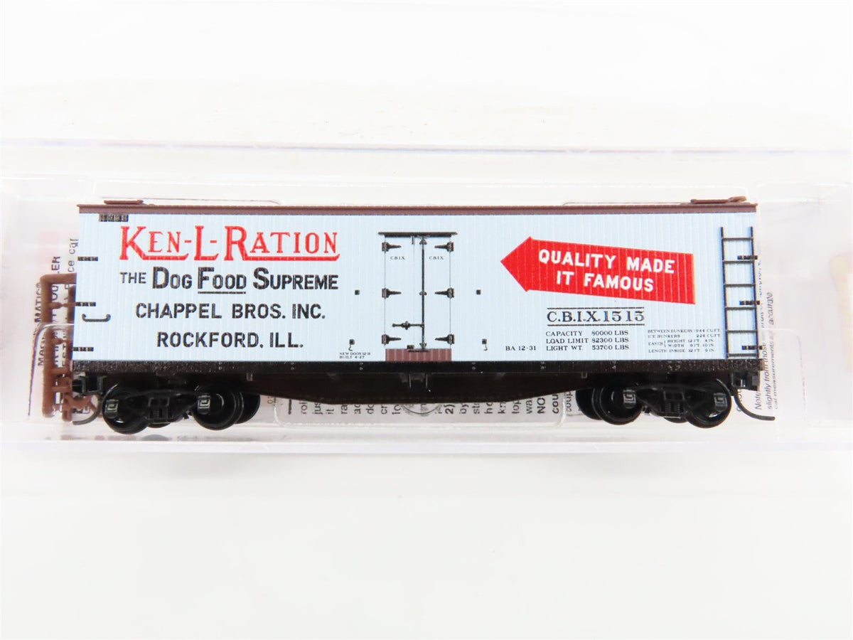 N Scale Micro-Trains MTL 04951920 CBIX Ken-L-Ration 40&#39; Box Car #1515