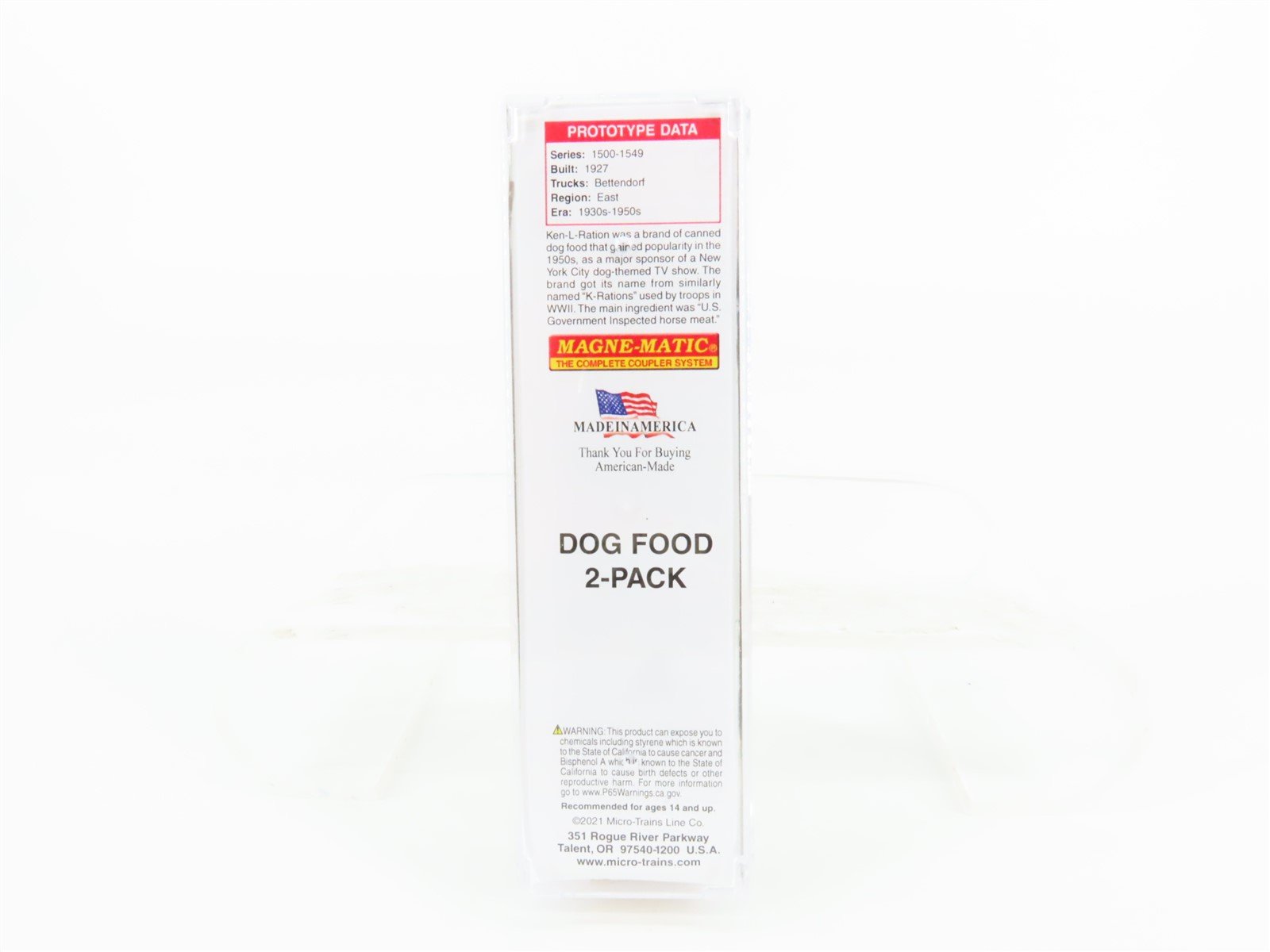 N Scale Micro-Trains MTL 04951920 CBIX Ken-L-Ration 40' Box Car #1515