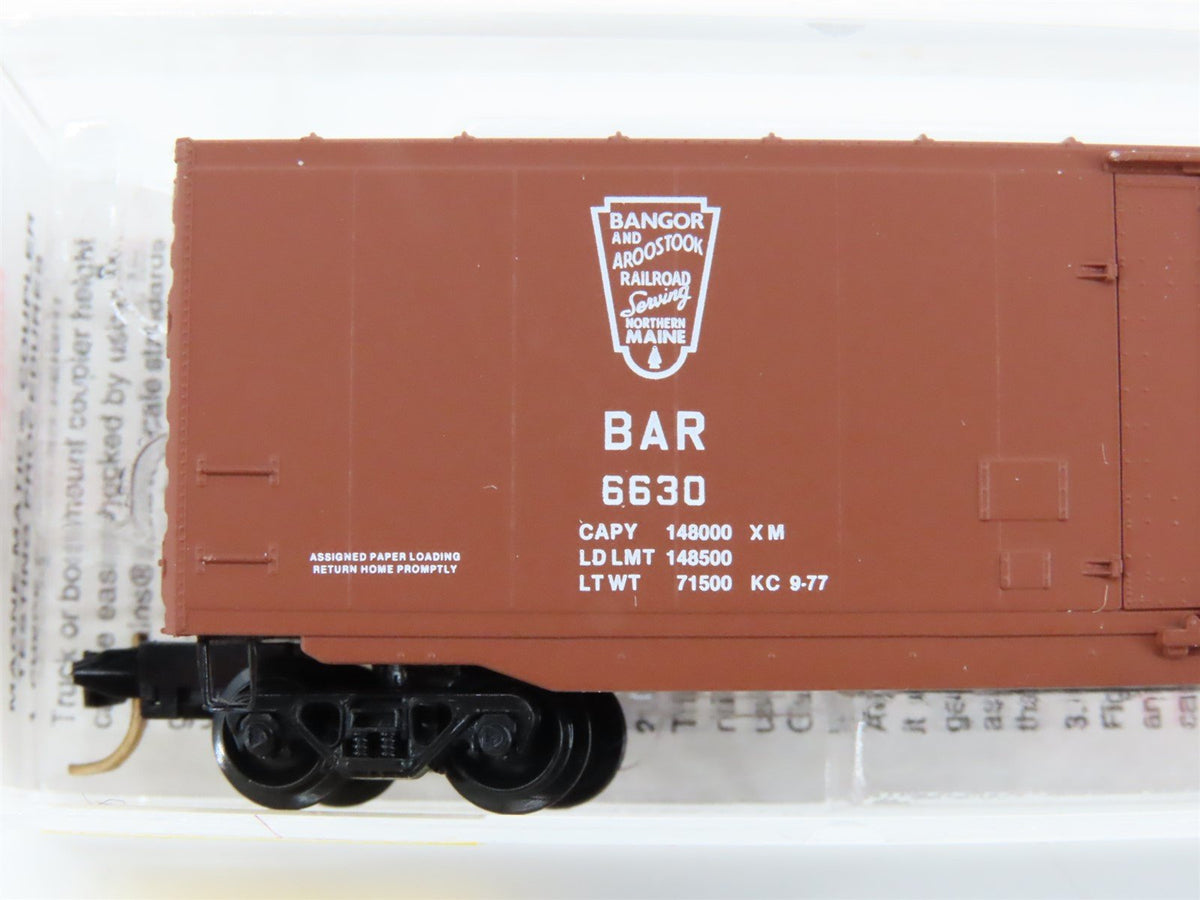 N Scale Micro-Trains MTL 38140 BAR Bangor &amp; Aroostook 50&#39; Box Car #6630