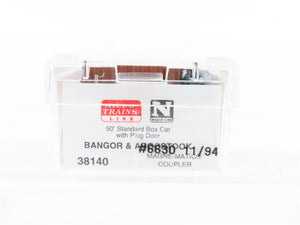 N Scale Micro-Trains MTL 38140 BAR Bangor & Aroostook 50' Box Car #6630