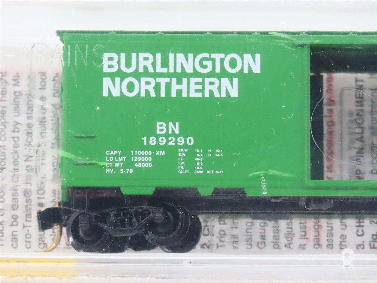 N Scale Micro-Trains MTL 20306/3 BN Burlington Northern Box Car #189290 - Sealed