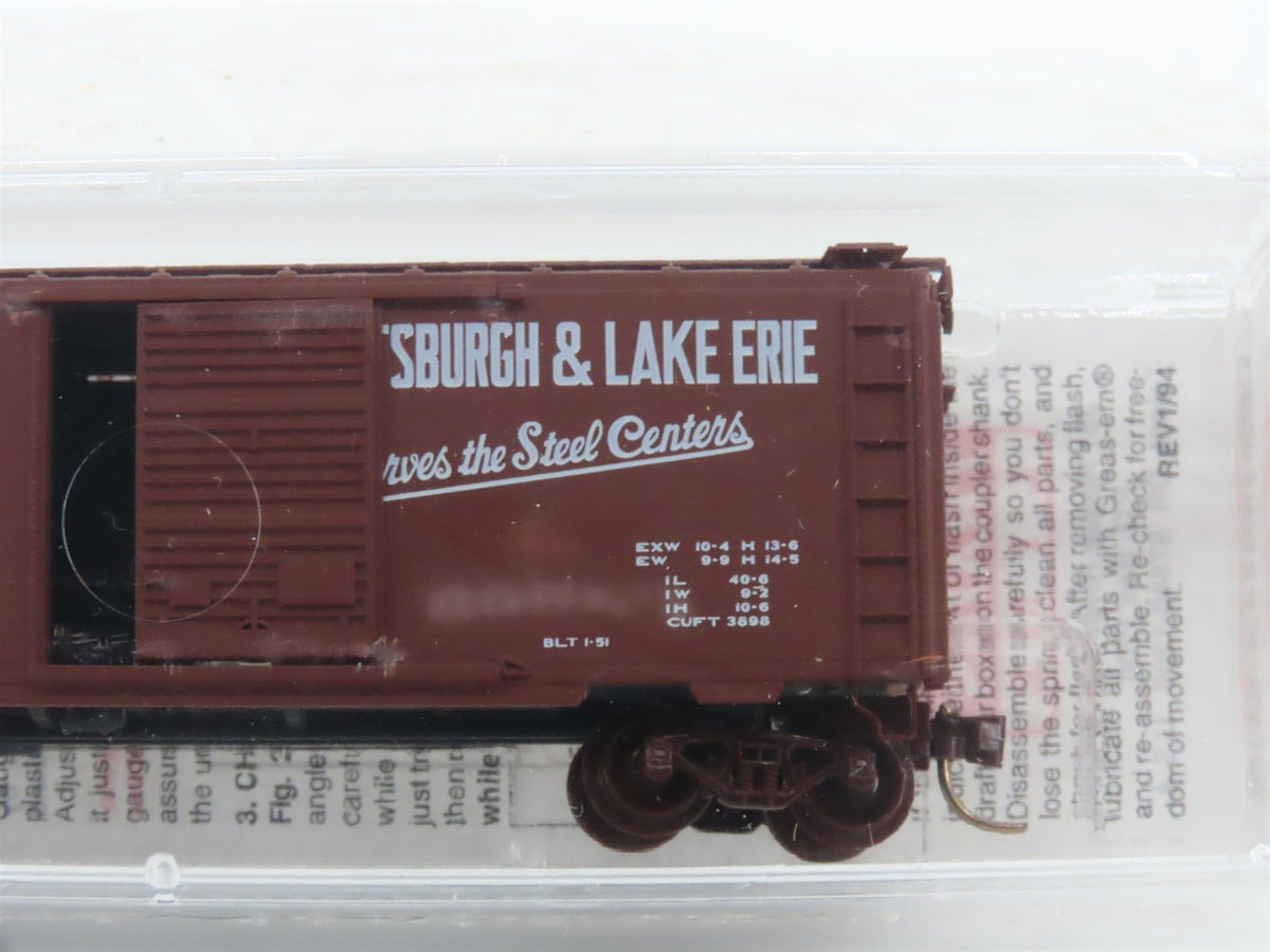 N Micro-Trains MTL 20410 NYC P&amp;LE Pittsburgh &amp; Lake Erie Box Car #20375 - Sealed