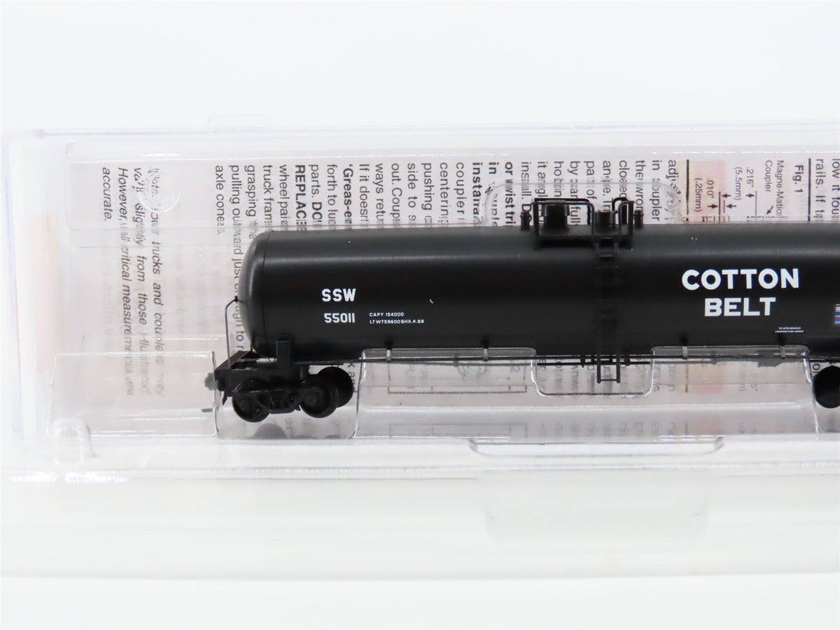 N Micro-Trains MTL #11000510 SSW Cotton Belt 56&#39; General Service Tank Car #55011