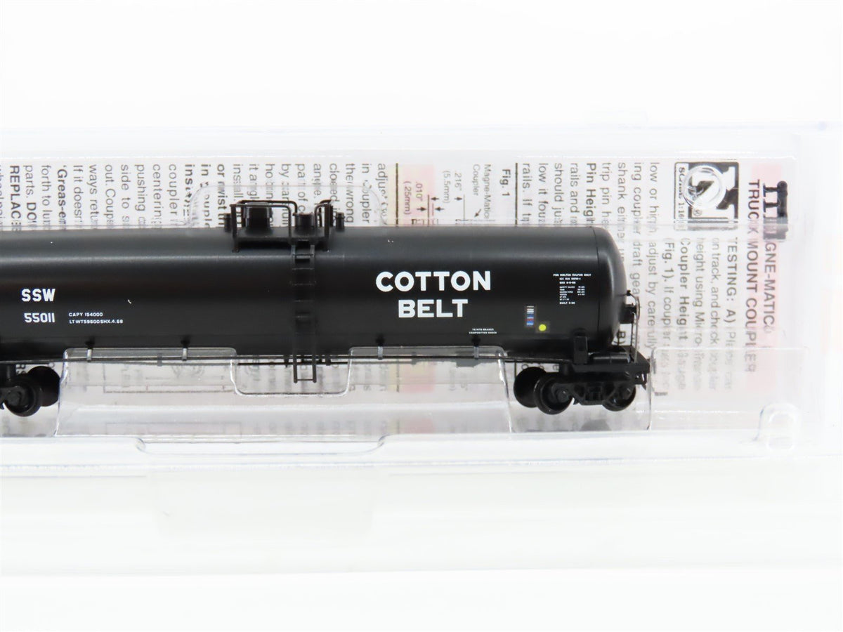 N Micro-Trains MTL #11000510 SSW Cotton Belt 56&#39; General Service Tank Car #55011