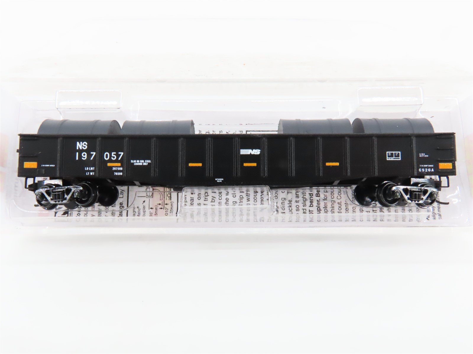 N Micro-Trains MTL 10500361 NS Norfolk & Southern 50' Gondola #197057 w/ Load