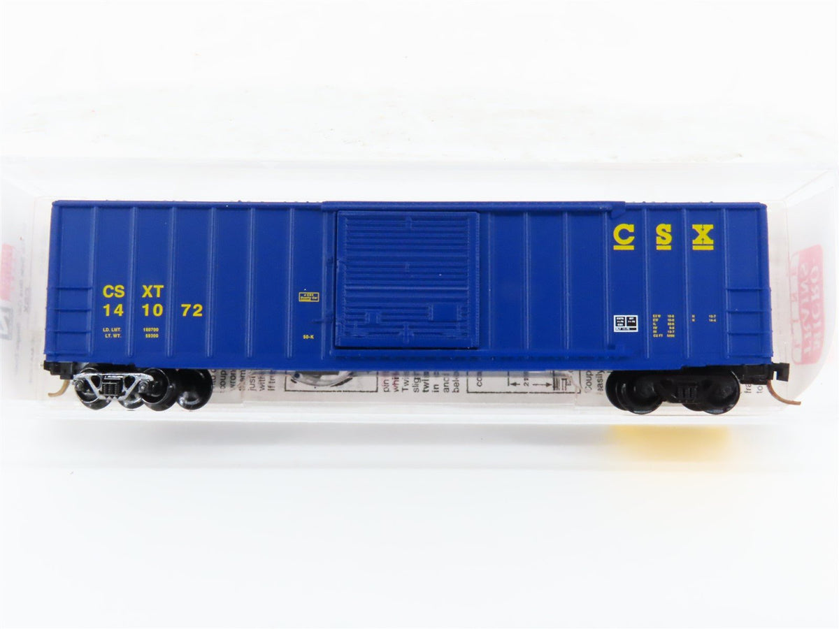 N Scale Micro-Trains MTL 25550/2 CSXT CSX 50&#39; Single Door Box Car #141072