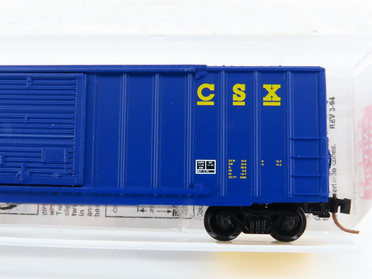 N Scale Micro-Trains MTL 25550/2 CSXT CSX 50&#39; Single Door Box Car #141072