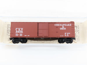 N Scale Kadee Micro-Trains MTL 42120 C&O Chesapeake & Ohio Box Car #84721