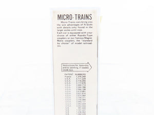 N Scale Kadee Micro-Trains MTL 42120 C&O Chesapeake & Ohio Box Car #84721