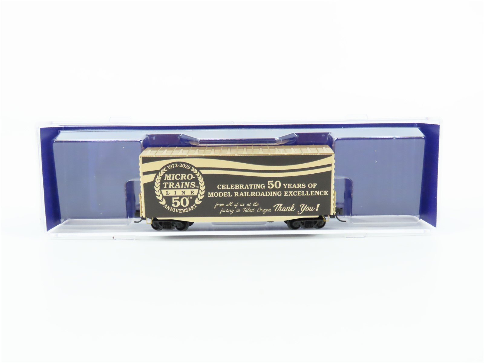N Scale Micro-Trains MTL #10100892 Micro-Trains Line Co. 50th Anniversary Boxcar