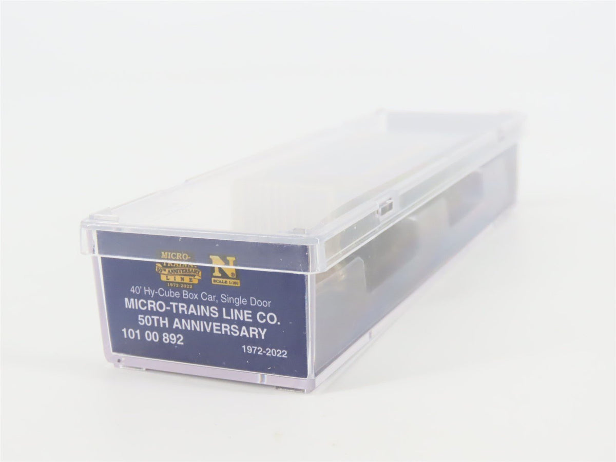 N Scale Micro-Trains MTL #10100892 Micro-Trains Line Co. 50th Anniversary Boxcar