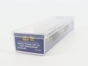 N Scale Micro-Trains MTL #10100892 Micro-Trains Line Co. 50th Anniversary Boxcar