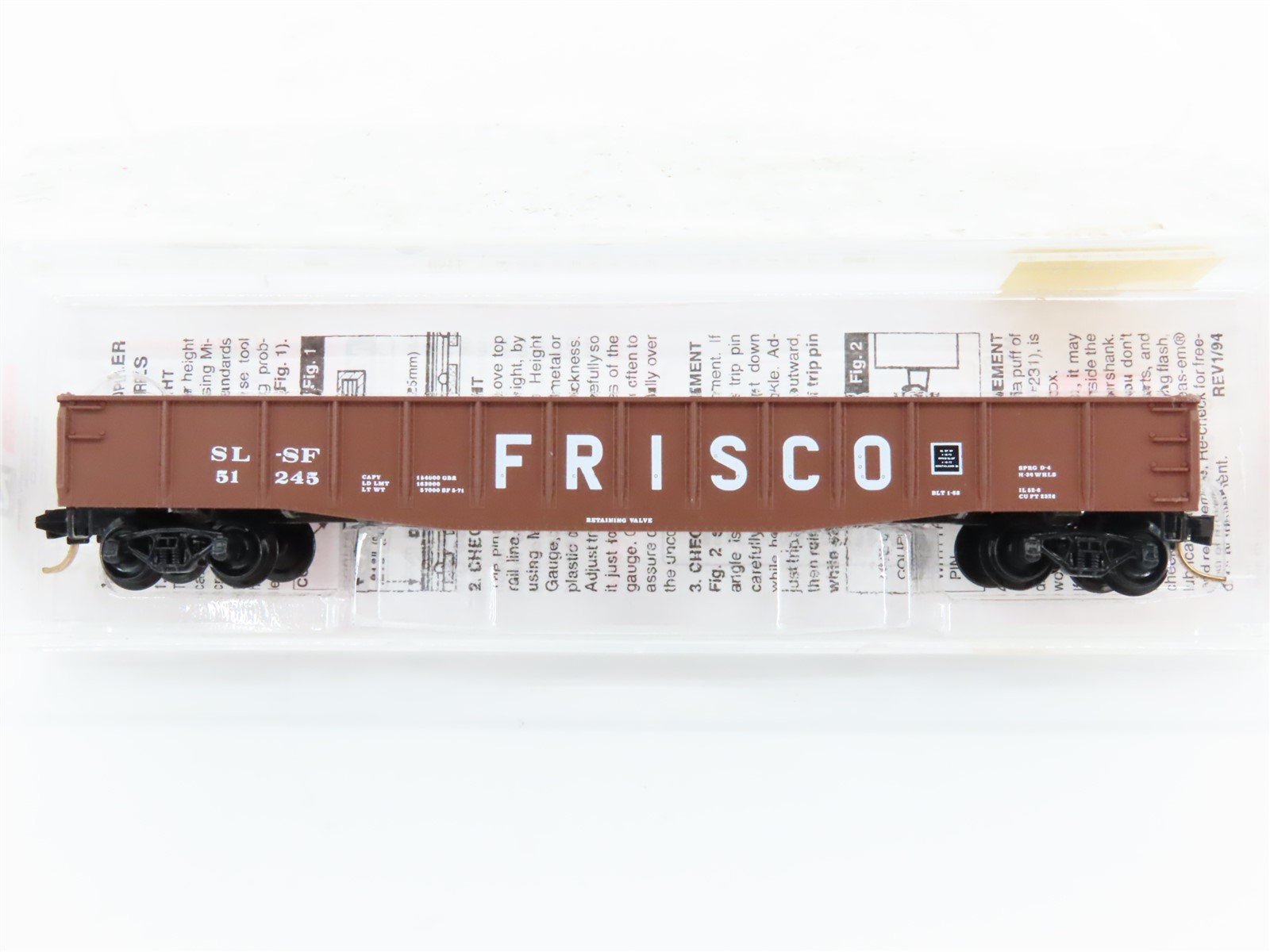 N Scale Micro-Trains MTL 46230 SL-SF Frisco 50' Gondola #51245