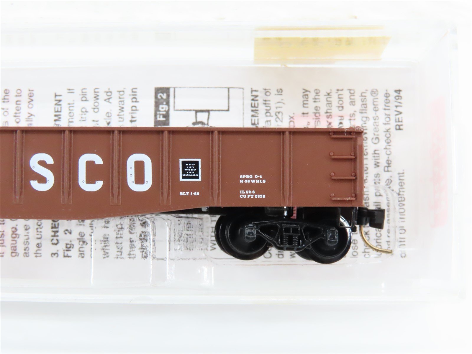 N Scale Micro-Trains MTL 46230 SL-SF Frisco 50' Gondola #51245