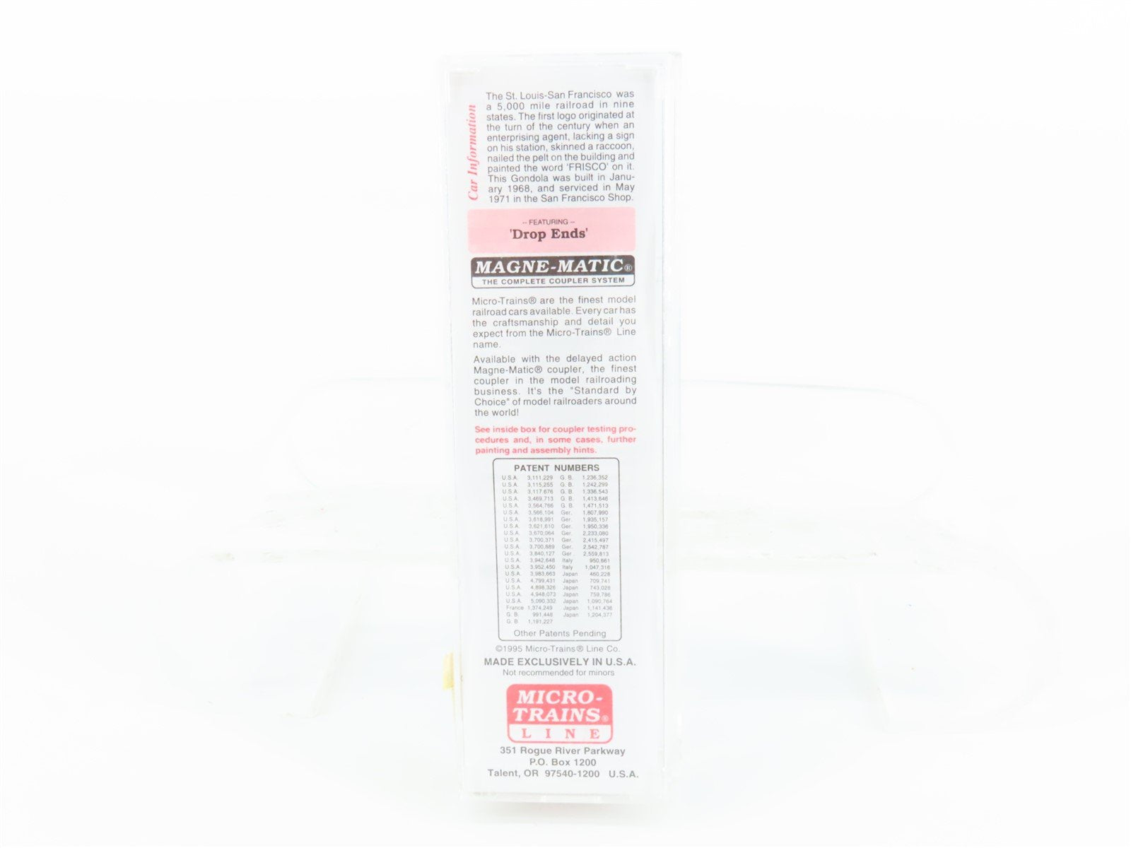 N Scale Micro-Trains MTL 46230 SL-SF Frisco 50' Gondola #51245