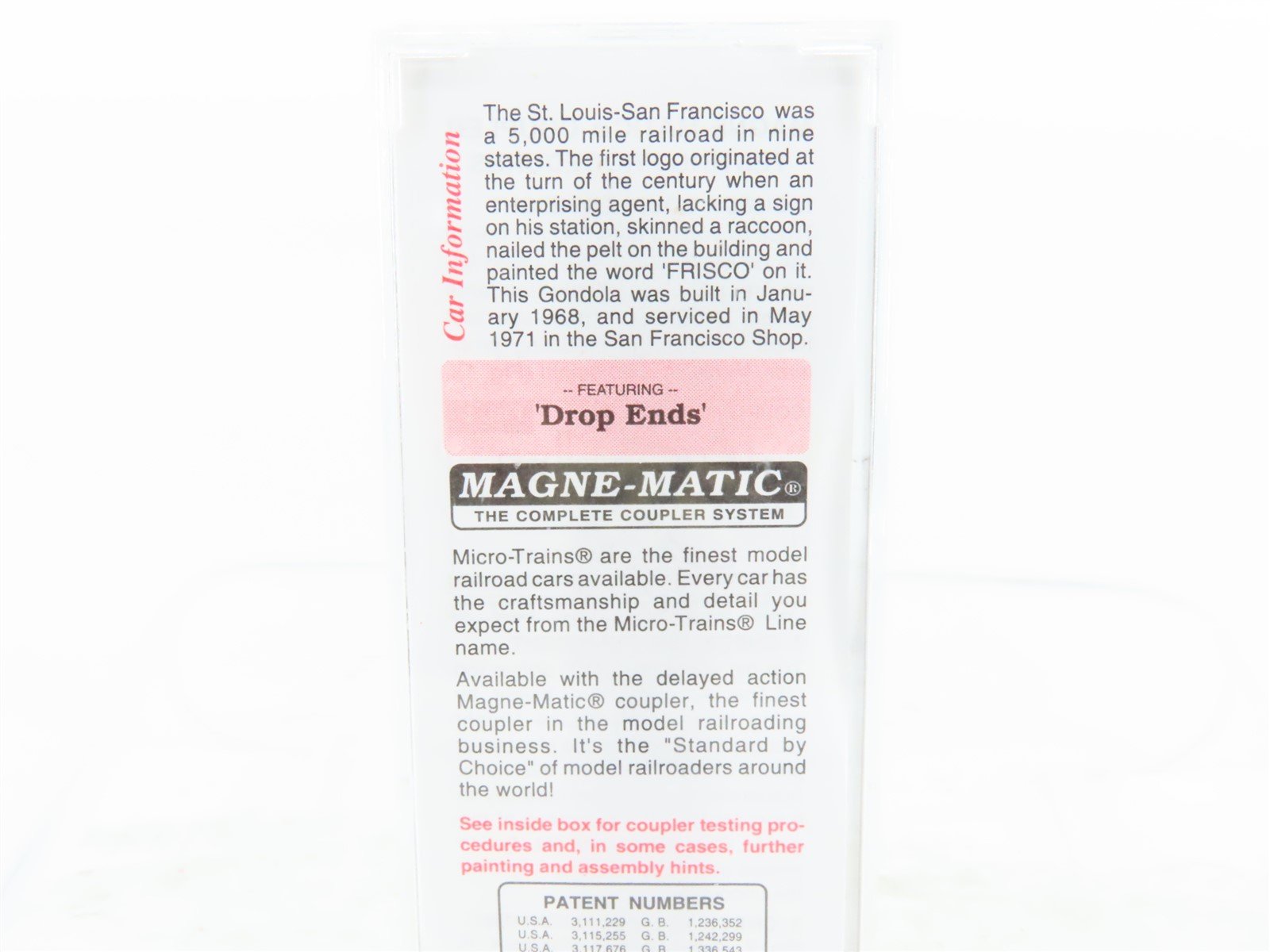 N Scale Micro-Trains MTL 46230 SL-SF Frisco 50' Gondola #51245