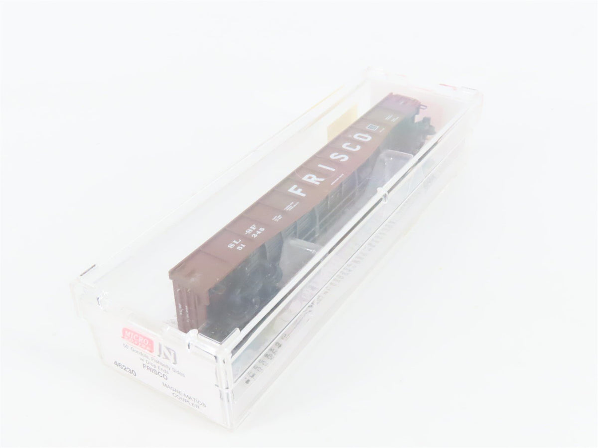 N Scale Micro-Trains MTL 46230 SL-SF Frisco 50&#39; Gondola #51245
