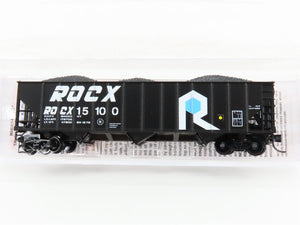 N Scale Micro-Trains MTL 10800400 ROCX Rock Island 3-Bay Hopper #15100 w/ Load