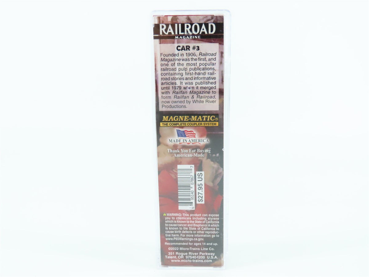 N Micro-Trains MTL #10100882 Railroad Magazine Car #3 Box Car &quot;Rail Fan Special&quot;